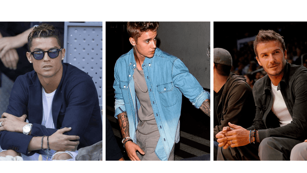 TOP TRENDY BRACELET STYLES WORN BY MALE CELEBRITIES by Roano