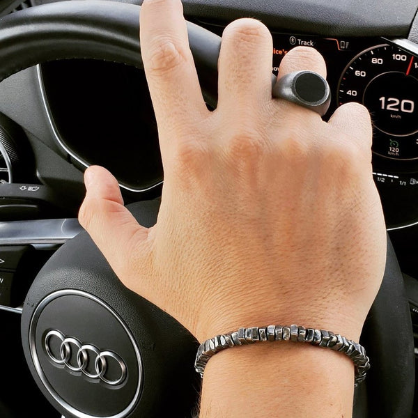 silver men bracelets