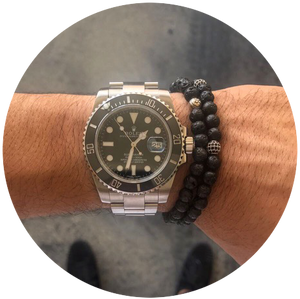 men lava bracelet