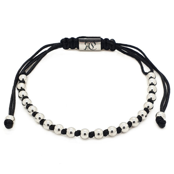 Alternated White Gold Plated Bracelet