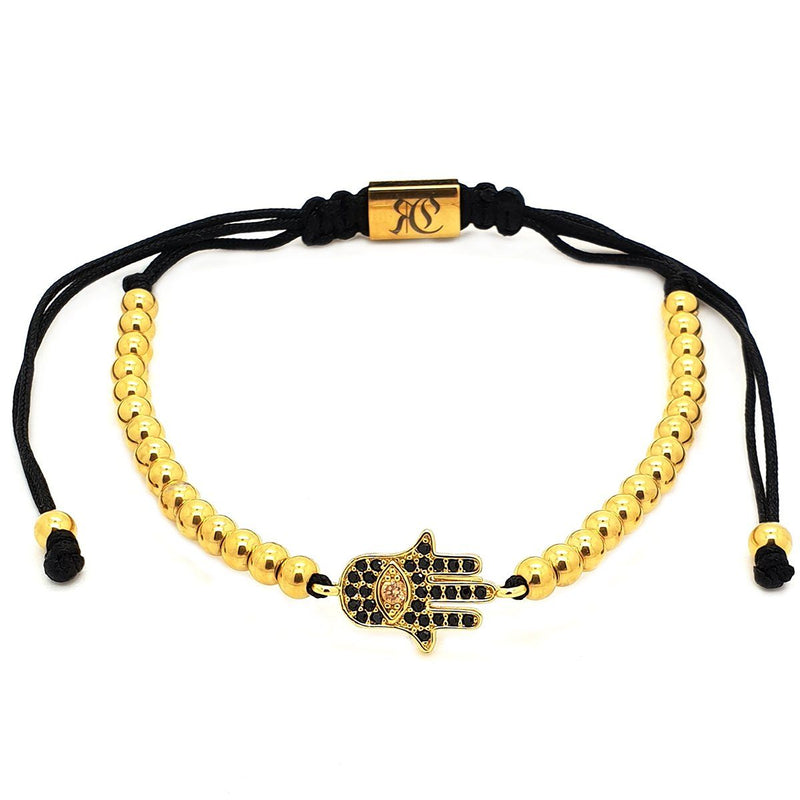 18k gold plated Hamsa bracelet
