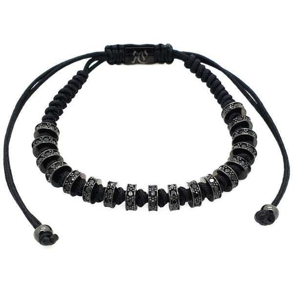 18k rhodium Plated Hurricane Bracelet