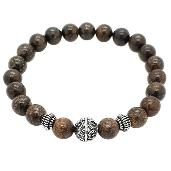 Bronzite Elegant Beaded Bracelet