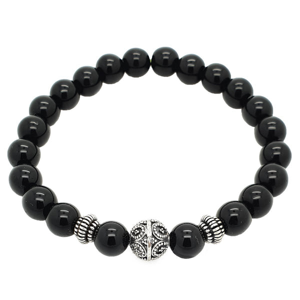 Onyx Elegant Beaded Bracelet