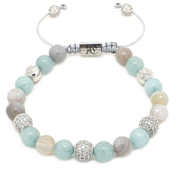 Women's Blue Beaded Bracelet