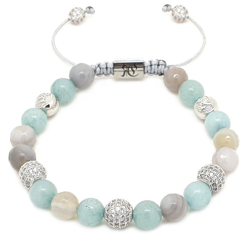 Women's Blue Beaded Bracelet