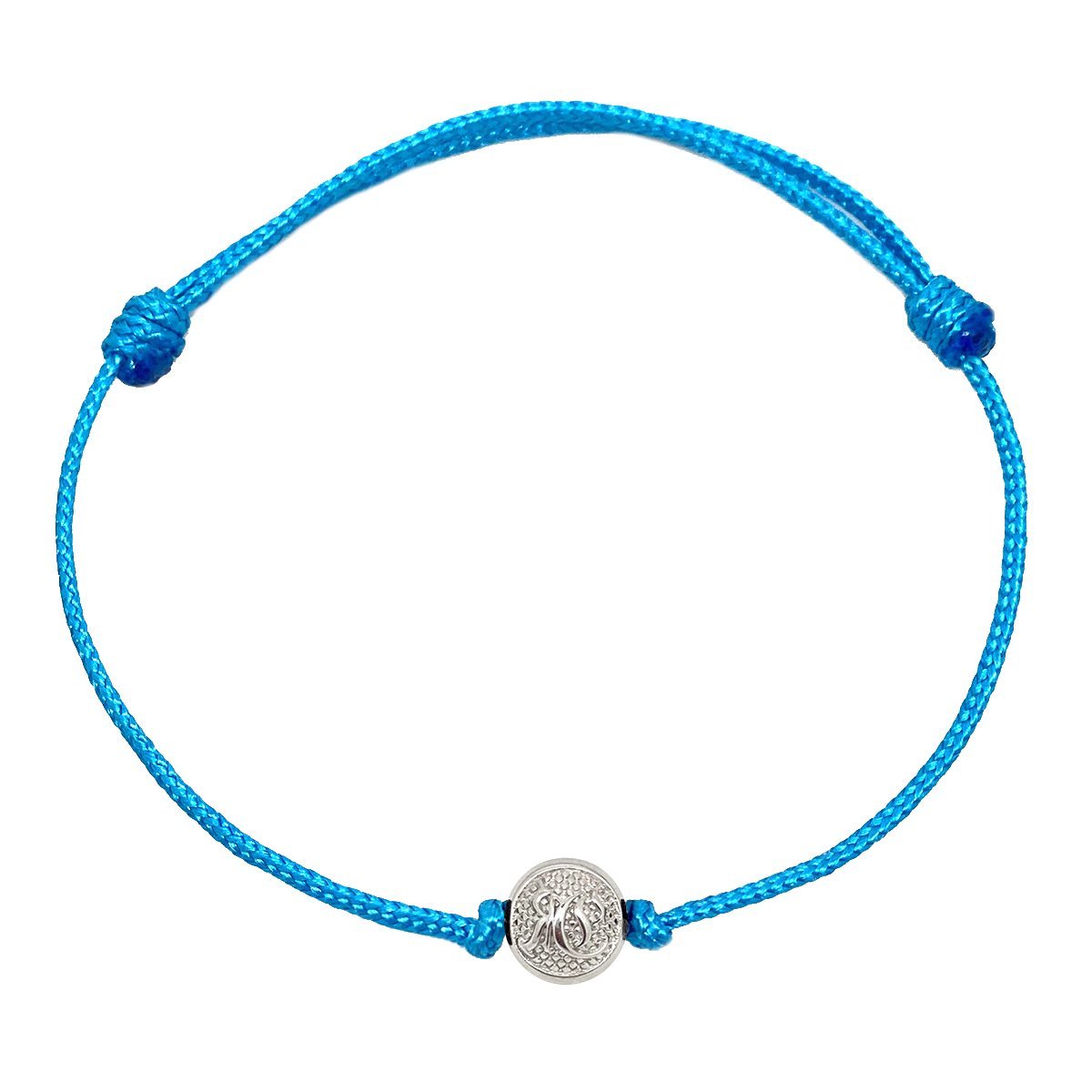 Blue thread bracelet hotsell