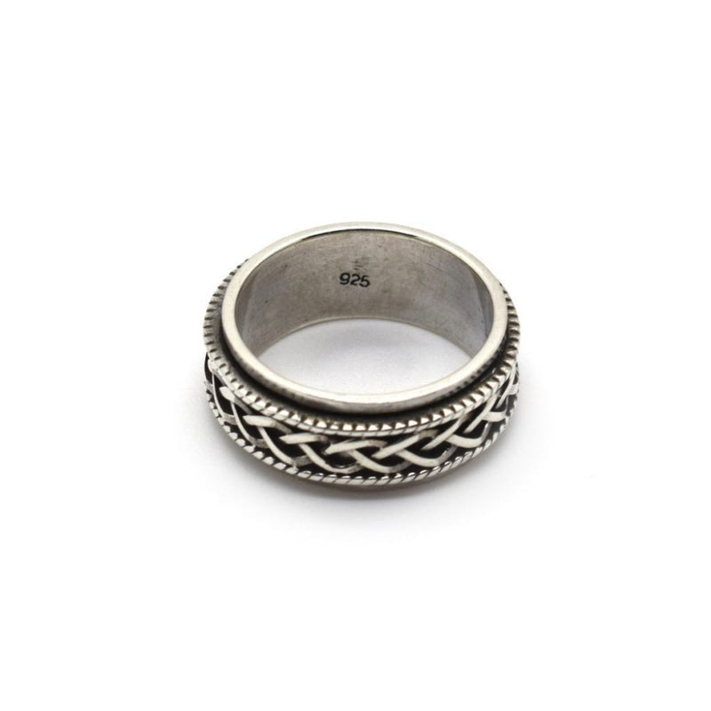 Mens 925 shop silver rings