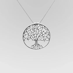 Tree of Life Silver Pendant 