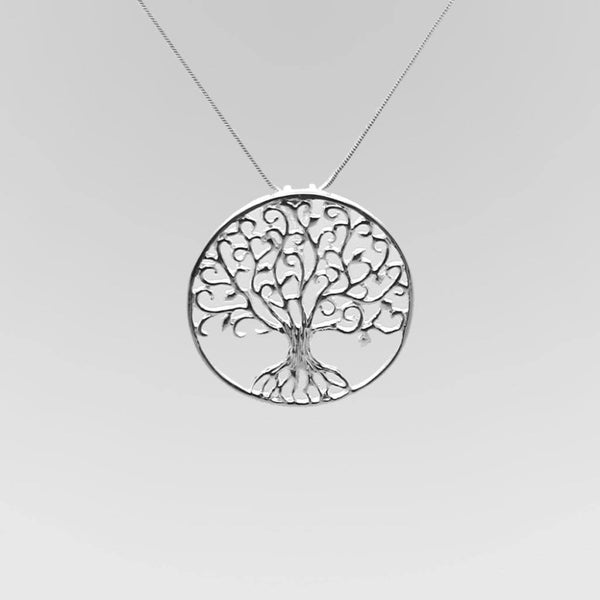 Tree of Life Silver Pendant 