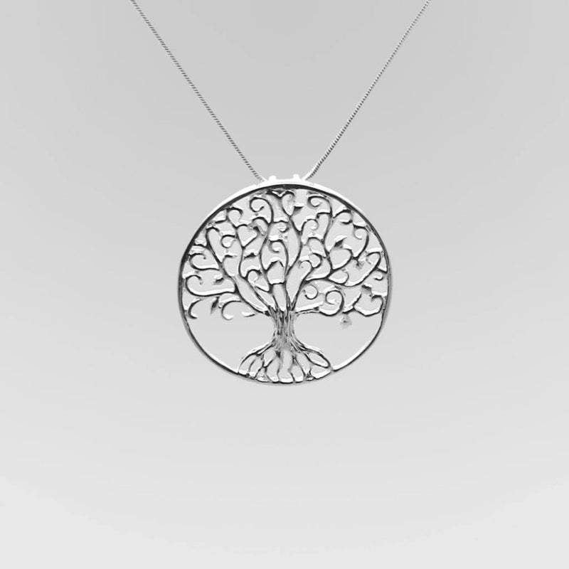 Tree of Life Silver Pendant 