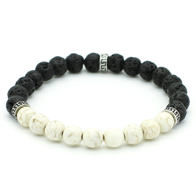 The Simple Black and white Bracelet 