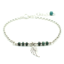 Wing Charm Silver Bracelet 