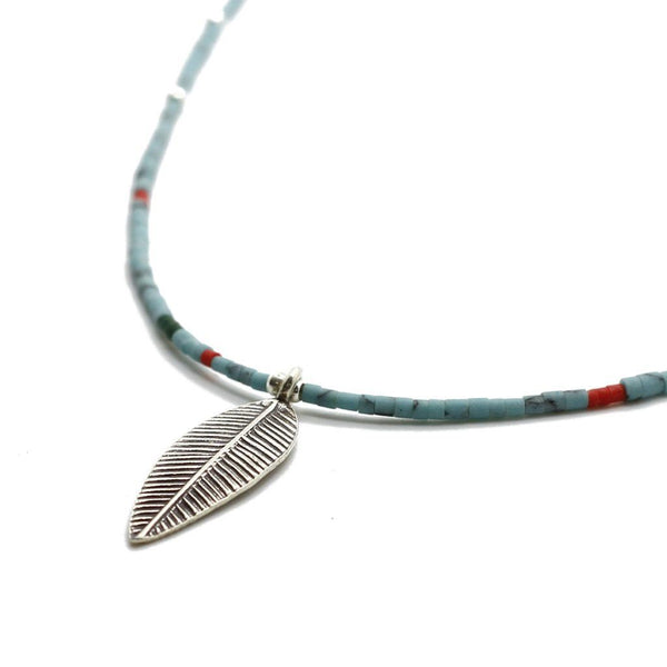 Men Feather Necklace - Roano Collection 