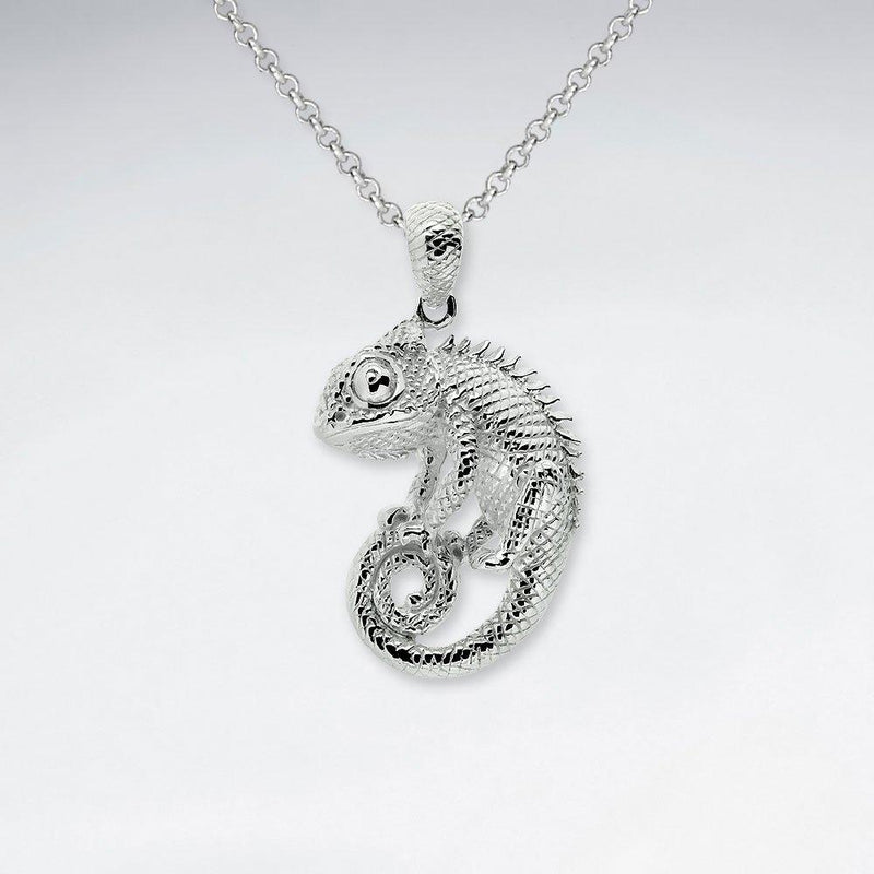 Chameleon Silver Necklace