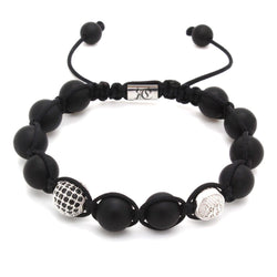 Signature Onyx Shamballa Bracelet – Roano Collection