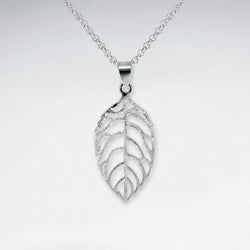 Leaf Silver Pendant - Roano Collection 