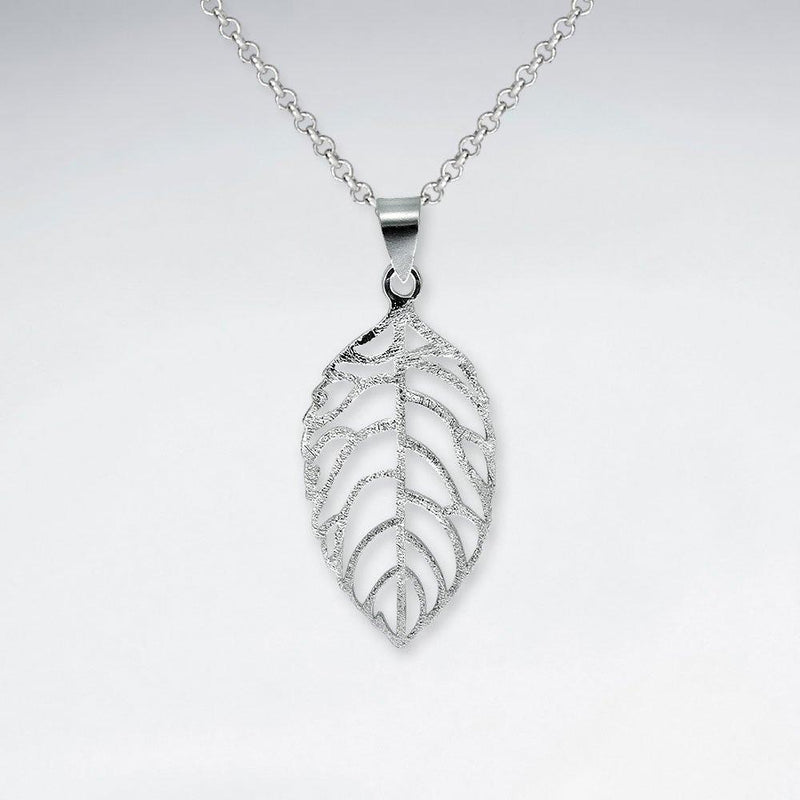 Leaf Silver Pendant - Roano Collection 