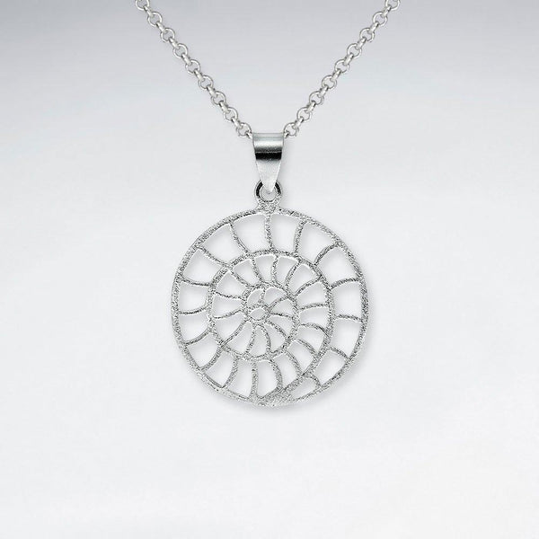Women Silver Shell Pendant - Roano Collection 