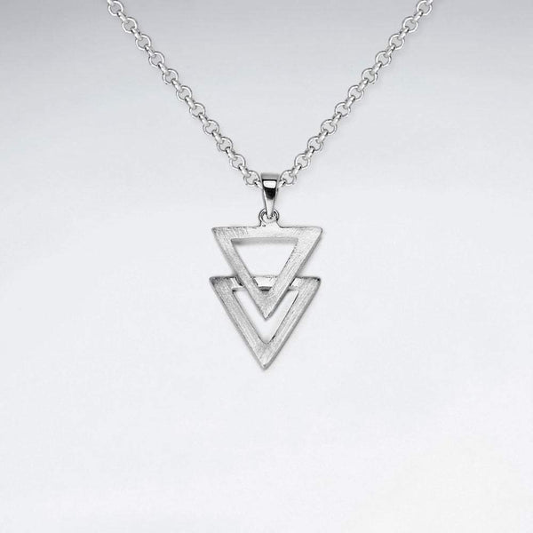 Triangle Silver Pendant 